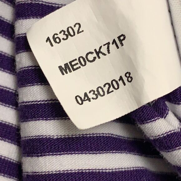 Mens Peter Millar Golf Polo Striped Performance Shirt - Picture 7 of 7